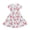 Axolotl, variant on White Tiger Pattern Girls Short Sleeve Maxi Dress Polyester Spandex Stylish Breathable 2-14 Years Old Girls Short Sleeve Casual Maxi Dress for Kids