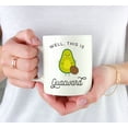 thumbnail image 3 of Koyal Wholesale Funny Food Pun 11oz. Ceramic Coffee Tea Mug, Avocado, 3 of 5