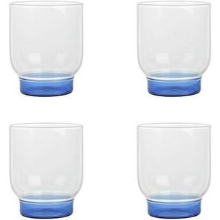 elle décor Glass Tumblers | Set of 6 | Blue Glass Design | 8.5-Ounce |  Water Drinking Glasses for Ju…See more elle décor Glass Tumblers | Set of 6  