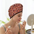 thumbnail image 6 of Xecao American Football1 Print Hair Towel, Hair Turbans for Wet Hair, Drying Hair Wrap for Curly Hair Women,Coral Velvet Dry Hair Cap,Dry Hair Hat, 6 of 6