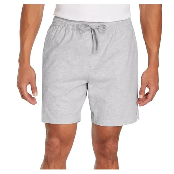 Gap Men's Linen Pull On Shorts in Grey Size XL