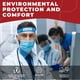 thumbnail image 5 of Protector facial antivaho reutilizable, paquete de 100 unidades, de Medical Nation, 5 of 8