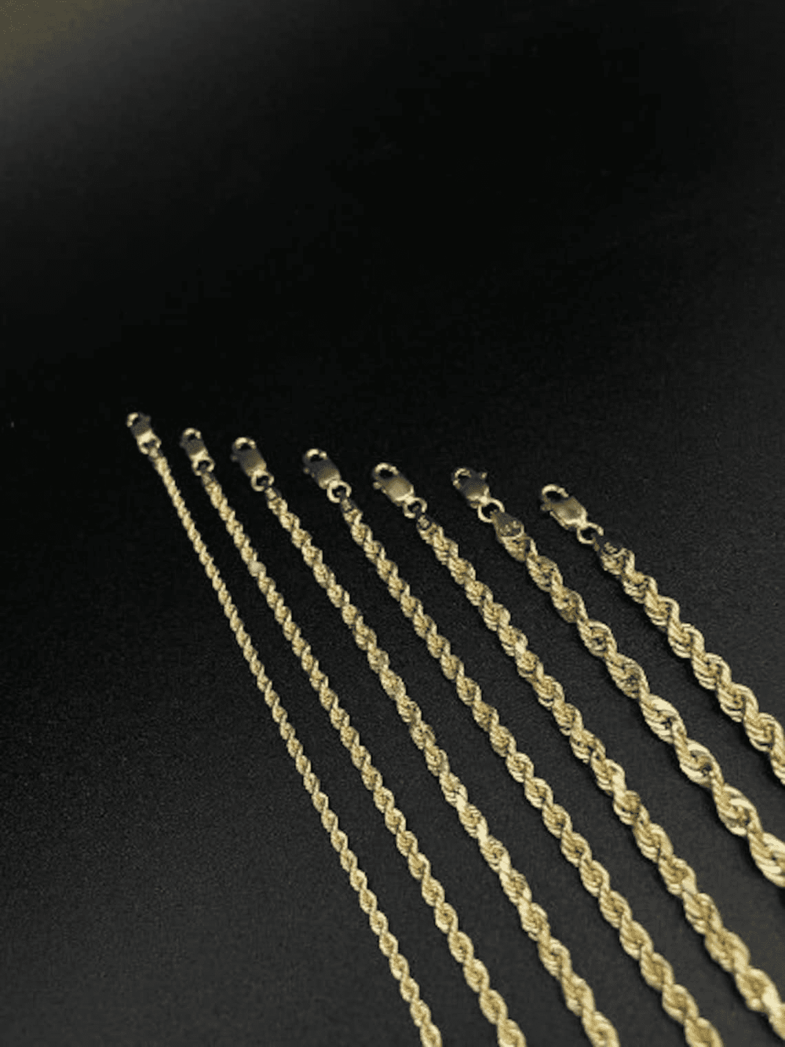 14k Solid Yellow Gold Rope Chain Chain Necklace, Handmade Rope Chain, 14k Gold Rope Chain, 14k Gold For Men Women