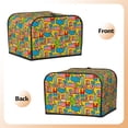 thumbnail image 3 of Honeii America Symbols Print 4 slice Toaster Cover, Two Slice Toaster Dust-proof Cover For Kitchen Small Appliance and Fingerprint Protection, 3 of 7