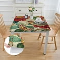 thumbnail image 2 of Acheng Bird, Flower, Butterfly Square Table Cover 100% Polyester Fiber 36*36, 2 of 8