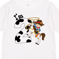 thumbnail image 4 of Inktastic I'm Two-cowboy Riding Horse Birthday Boys Long Sleeve Toddler T-Shirt, 4 of 5