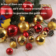 thumbnail image 6 of 150Pcs Christmas Balls Ornaments for Christmas Tree Shatterproof Xmas Decors Hanging Ball Decorations, 6 of 8