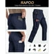 thumbnail image 5 of Pantalones cargo tácticos Rapoo para hombre, color azul marino, 42 W x 30 L, resistentes al agua, 5 of 6