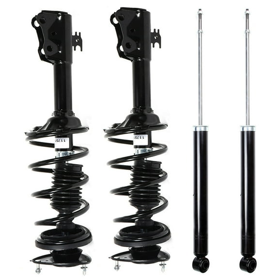 ECCPP Complete Struts Spring Assembly Front and Rear Struts Shock Coil Spring Fit for 2000 2001 2002 2003 2004 2005 for Toyota Echo - 171575 343295