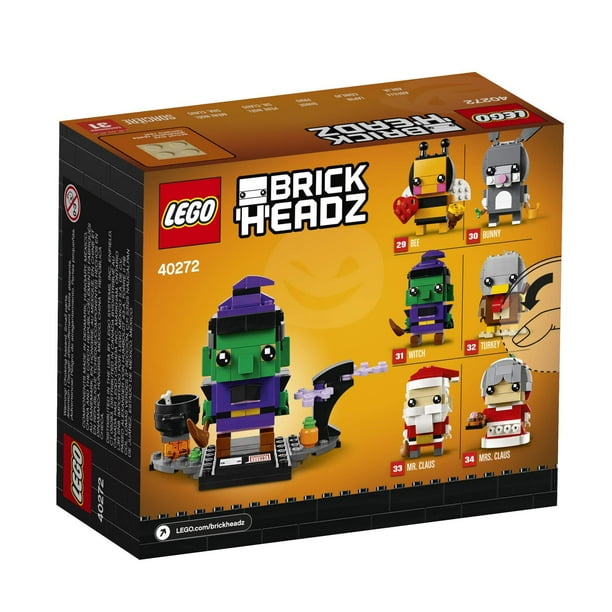LEGO BrickHeadz Halloween Witch 40272 Building Kit 151 Pieces Walmart