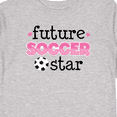 thumbnail image 4 of Inktastic Future Soccer Star Girls Girls Long Sleeve Toddler T-Shirt, 4 of 5