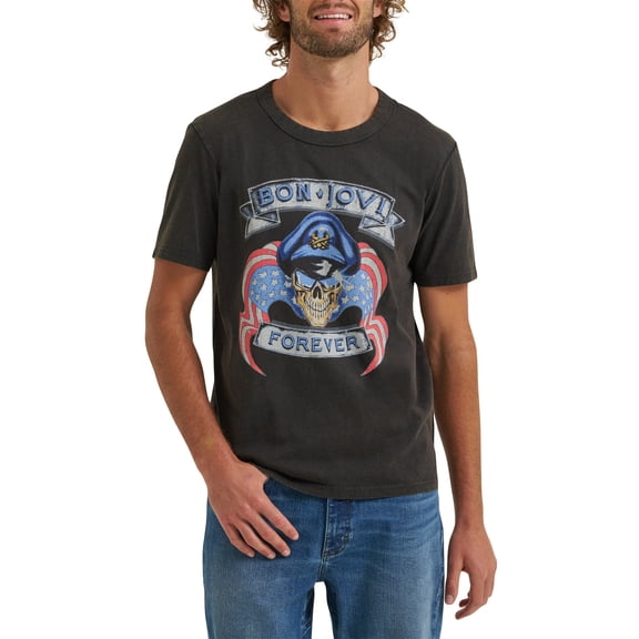 Lee® Men's Short Sleeve Bon Jovi Graphic Band Tee