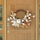 thumbnail image 5 of Corona de calabaza artificial, bayas, piñas, corona decorativa de otoño para puerta principal, 5 of 8