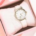 thumbnail image 4 of Montre à Quartz Tendance pour Femmes, Design Coréen, Mode Décontractée, Chat, Blanc, 4 of 9