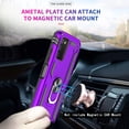 thumbnail image 3 of LeYi for Samsung Galaxy AO3s Case, Galaxy A03s Phone Case with [2 Pack] Tempered Protector, Magnetic Ring Kickstand Protective Phone Case for Galaxy A03S (6.5 Inch), Purple, 3 of 7