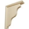 Ekena Millwork 2 1/4"W x 9"D x 11"H Hamilton Traditional Bracket, Rubberwood
