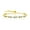 Gold - Navy Blue Enamel & White CZ, variant on Hamsa with Navy Blue Enamel Evil Eye and Simulated Diamond CZ Adjustable Bolo Bracelet |Sterling Silver Gold Plated Jewelry for Women or Teens