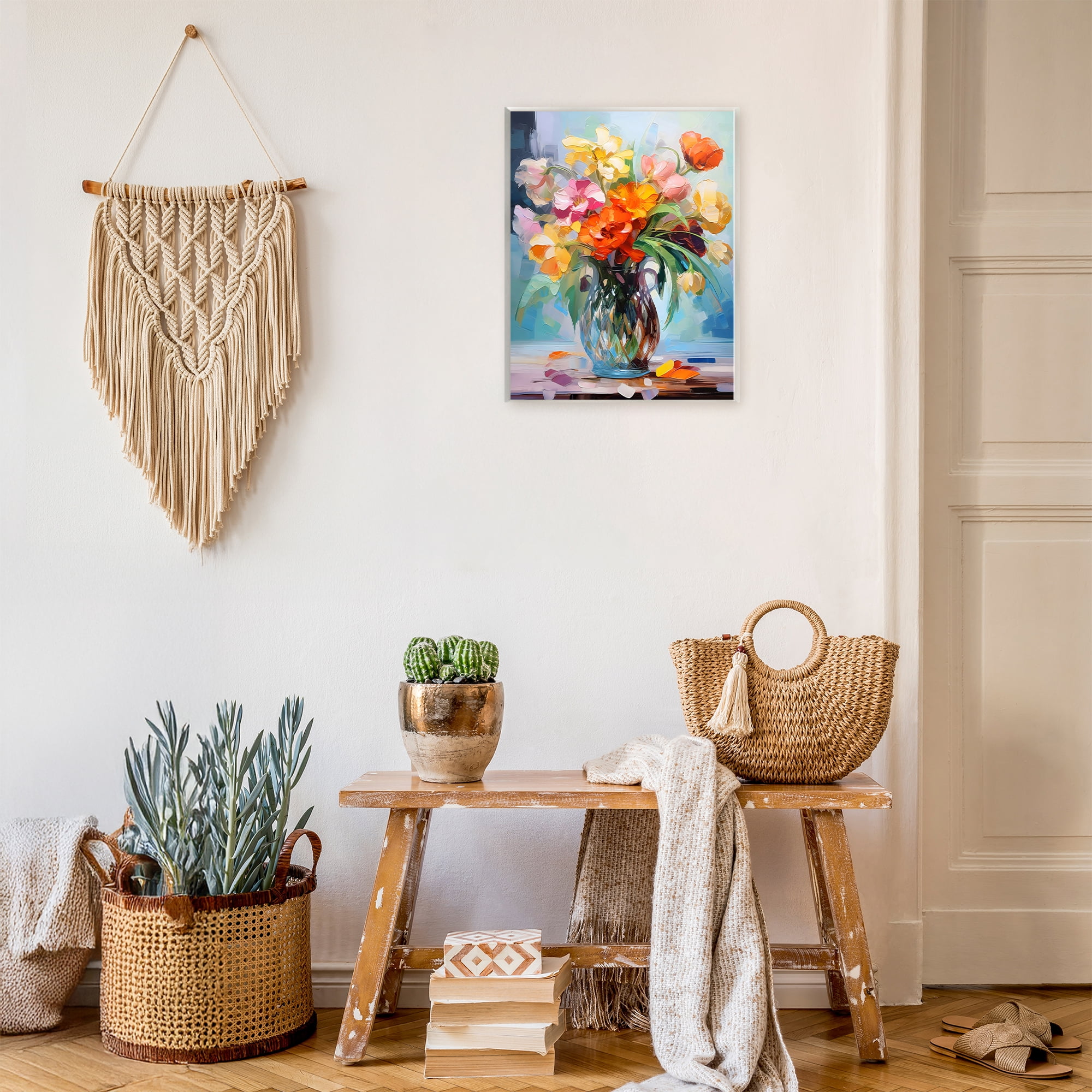 Stupell Industries Dreamy Bouquet of Vibrant Blooms Wall Plaque Art, design by Creative Studio