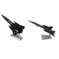 thumbnail image 1 of 2 uds Metal 1/144 Blackbird 71A Fighter modelo avión coleccionables decoración de habitación Hugo Avión de combate, 1 of 7