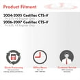 thumbnail image 6 of AJP Distributors Cold Air Short Ram Intake CAI SRI Induction System Kit Red Aluminum Piping + Heat Shield Filter Compatible/Replacement For Cadillac CTS-V V8 5.7L 6.0L 2004 2005 2006 2007 04 05 06 07, 6 of 6