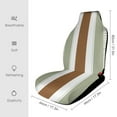 thumbnail image 2 of Striped Pattern Fabric Car Seat Covers,Universal Auto Front Seats Protector Fits for Car,SUV Sedan,Truck, 2 of 6
