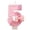 E, variant on Cartoon Number Birthday Candle, Cute Creative Design Non-Toxic Wax Colorful for Children's Theme Party Decorations Milestone Anniversary Cake Toppers, G