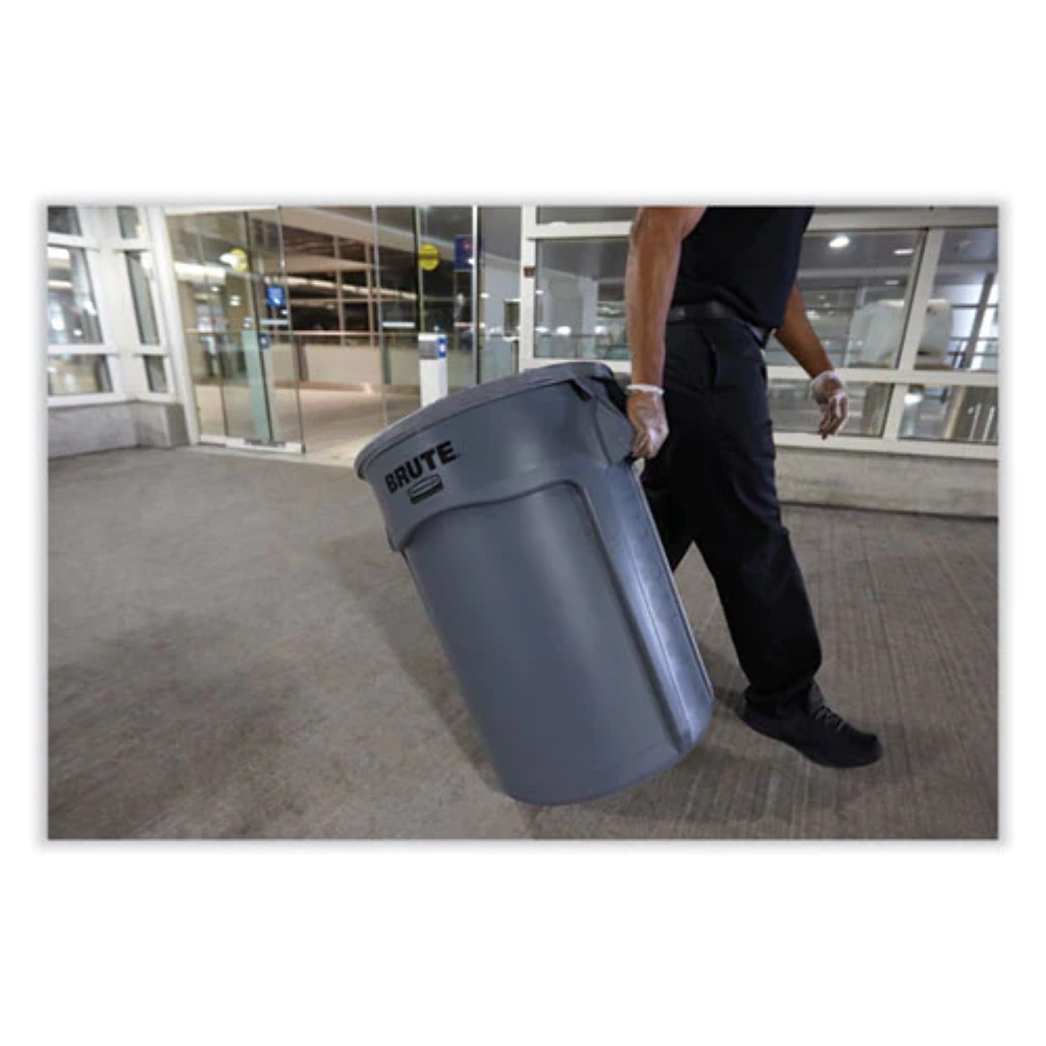 Rubbermaid Commercial Products Brute® Plastic Manual Lift Curbside Trash &  Recycling Bin ( 95 Gallons ) - Wayfair Canada