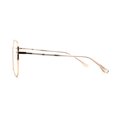 thumbnail image 4 of Womens Metal Rim Butterfly 100% Blue Light Flitering Computer Glasses All Gold, 4 of 4