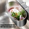 thumbnail image 2 of Geemin Kitchen Sink Drain Basket Stainless Steel Food Vegetables Peel Egg Filter, 2 of 12