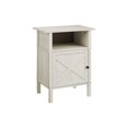 thumbnail image 1 of Monarch Specialties Accent Table, Side Table, End, Living Room, Small, Storage, Dark Bronze Laminate, Transitional, 1 of 3