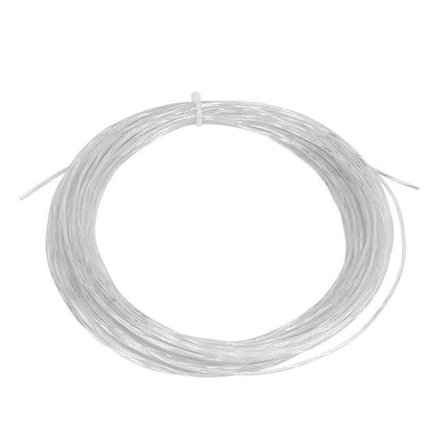 Raquettes de Rechange Chaîne, Résistant à l'Usure Haute Élasticité Filigrane 12,2 M 1,30 Mm Raquettes de Tennis Chaîne pour la Réparation Blanc, Beige, Vert