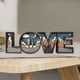 thumbnail image 3 of Estatua de letras en inglés, artesanía, decoración de mesa, adorno, obra de arte, escultura para AMOR Sin Luz, 3 of 9