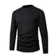 thumbnail image 1 of pstuiky Camisas para hombre de manga larga, Suéter informal de color liso para hombre, cuello alto, tejido ajustado, capa base, manga larga, cuello redondo, camiseta/camiseta camisetas de hombre xxl, 1 of 3