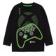 thumbnail image 1 of Xbox - Juego de Pijama Mando de Consola de Manga Larga Niños (Negro, Verde), 1 of 3
