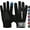 Black, variant on Weight Lifting Gloves Gym Workout, Full Finger Touch Screen, Breathable Anti Slip Padded Palm Protection, Fitness Strength Training Powerlifting HIIT WOD Exercise, Men Women Home Gym Cycling