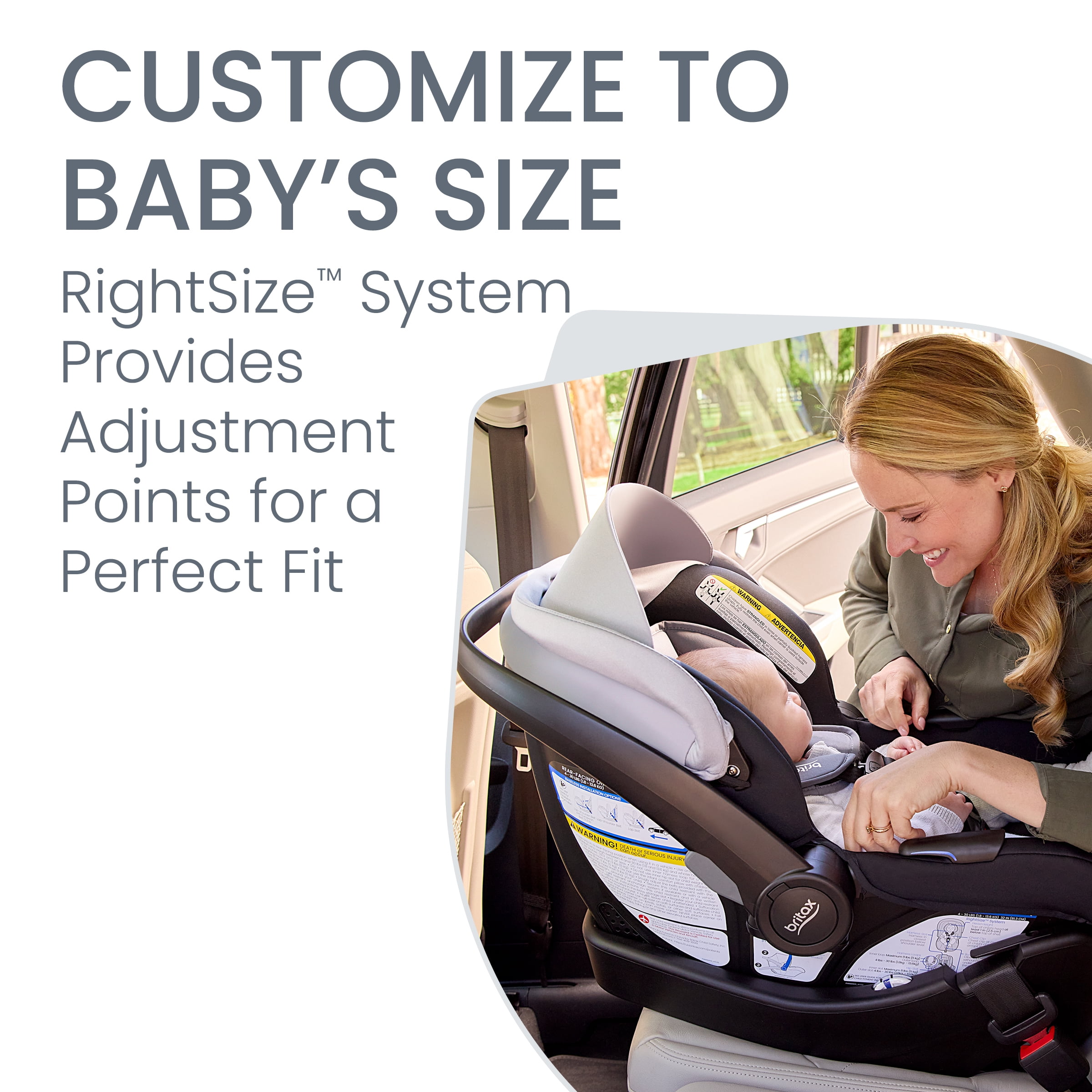 Britax Willow Brook S+ Baby Travel System, Infant Car Seat and Stroller Combo, Glacier Onyx