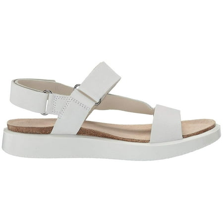 UPC 809704946528 product image for ECCO Corksphere Strap Sandal White Cow Leather | upcitemdb.com
