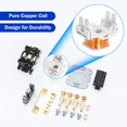 thumbnail image 5 of Contactor de motor Carrier HVAC, 24 V CA, 40 A, bobina, 2 polos, relés de repuesto compatibles con PC240A, aire acondicionado, bomba de calor, 5 of 5