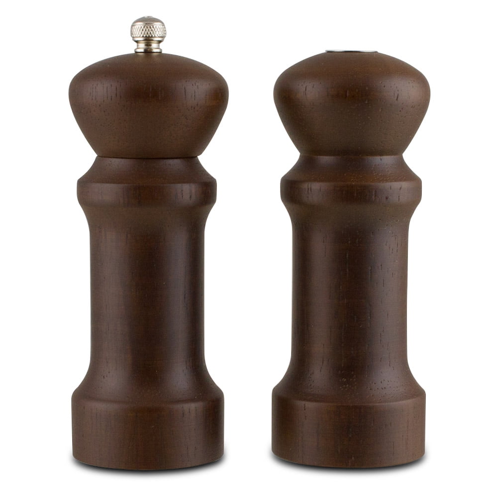 Trudeau Wood Pepper Mill & Salt Shaker Set