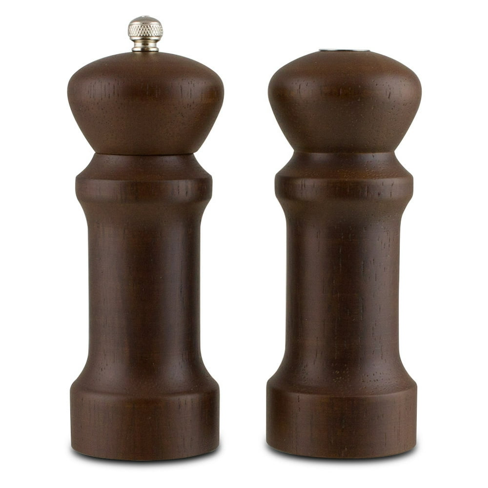 Trudeau Wood Pepper Mill & Salt Shaker Set