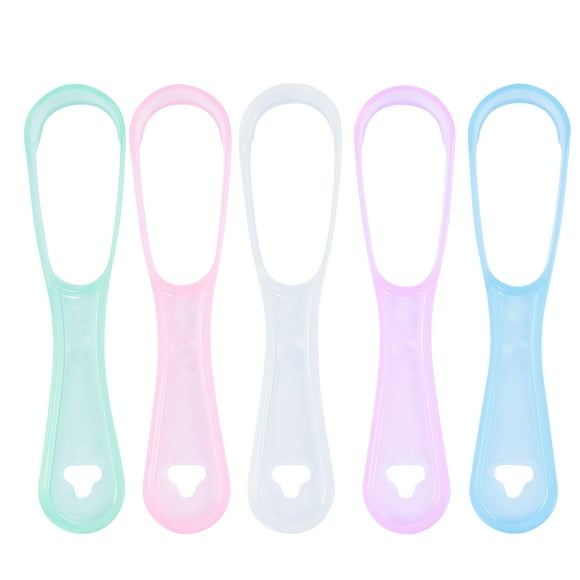 EeaseMX 10 raspadores de lengua reutilizables para un aliento más fresco y cuidado bucal.