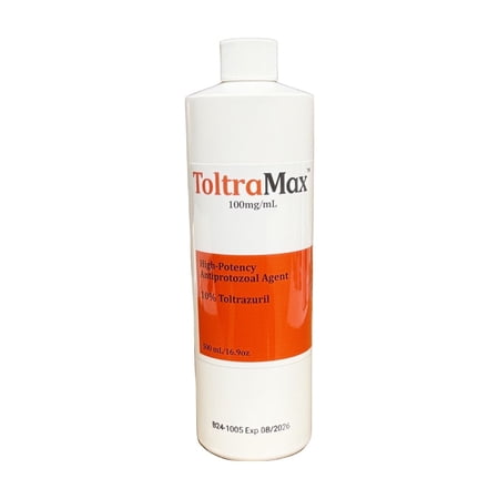 ToltraMax 10.0% for Horses, Dogs, Cats, 500mL/16.9 Ounce, for Non-Food Chain Animals