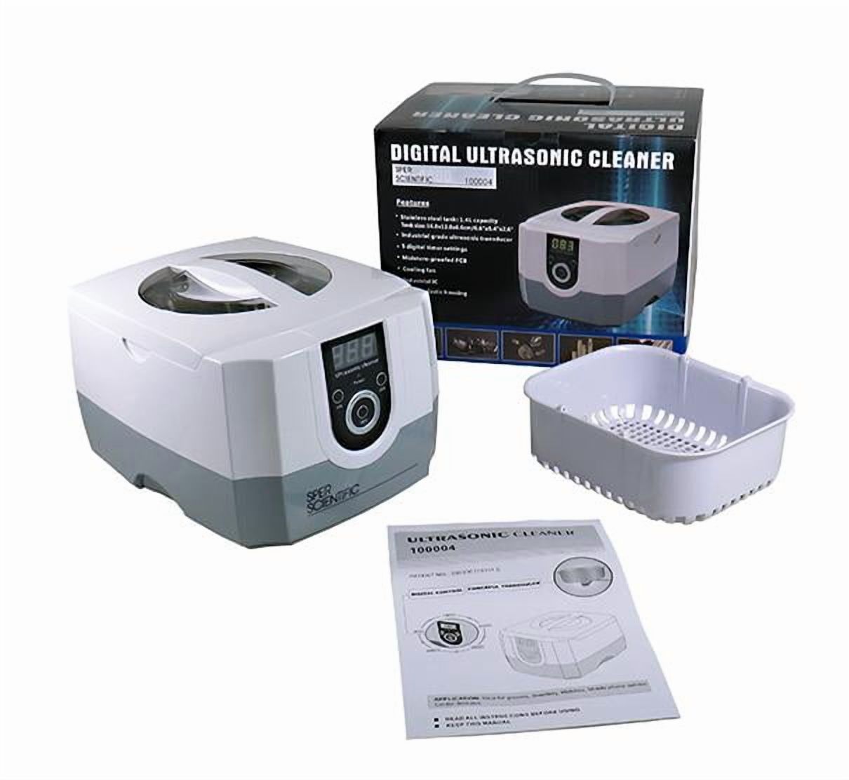 High Powered Ultrasonic Jewelry Cleaner, 1.4 Liters