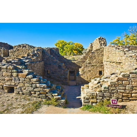USA, New Mexico, Aztec Ruins National Monument, West Ruin. Print Wall Art By Bernard