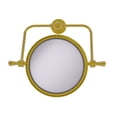 thumbnail image 1 of Retro Dot Collection Miroir de Maquillage Pivotant Mural 8 Pouces de Diamètre avec Grossissement 2X - RDM-4/2X-PB, 1 of 3