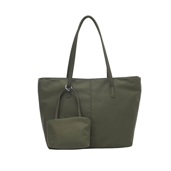 Win s Way Large Capacity Nylon Tote Bag for Women, Lightweight Extra Large Tote with Inner Pocket for Travel Work Shopping