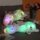 thumbnail image 2 of Muñeco de unicornio LED de 60cm, juguete de peluche súper suave, almohada larga para bebé, muñeca grande para niña, regalo para niños de alta calidad zhangyuxiang LED, 2 of 2