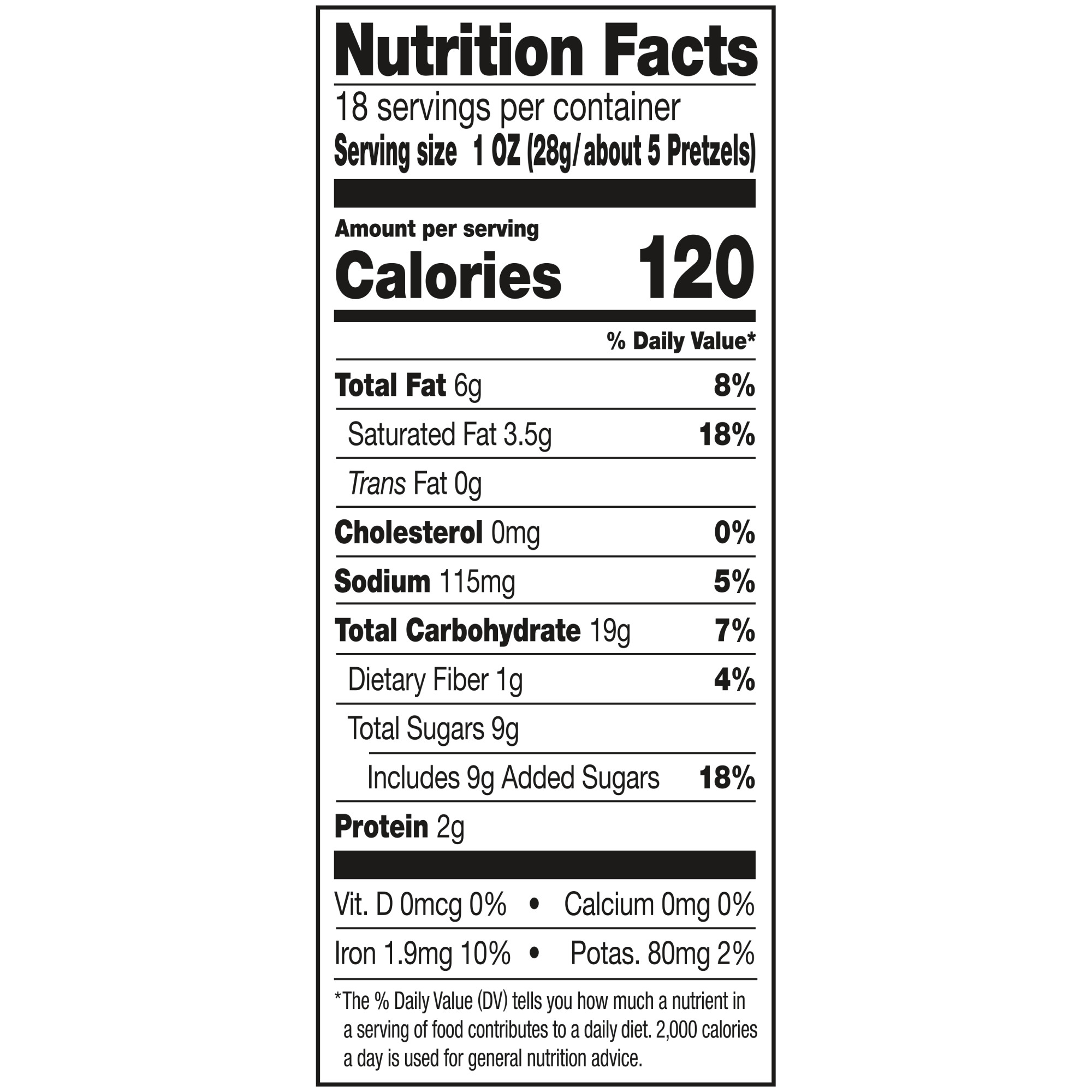 Snack Factory Dark Chocolate Pretzel Crisps Nutrition Besto Blog