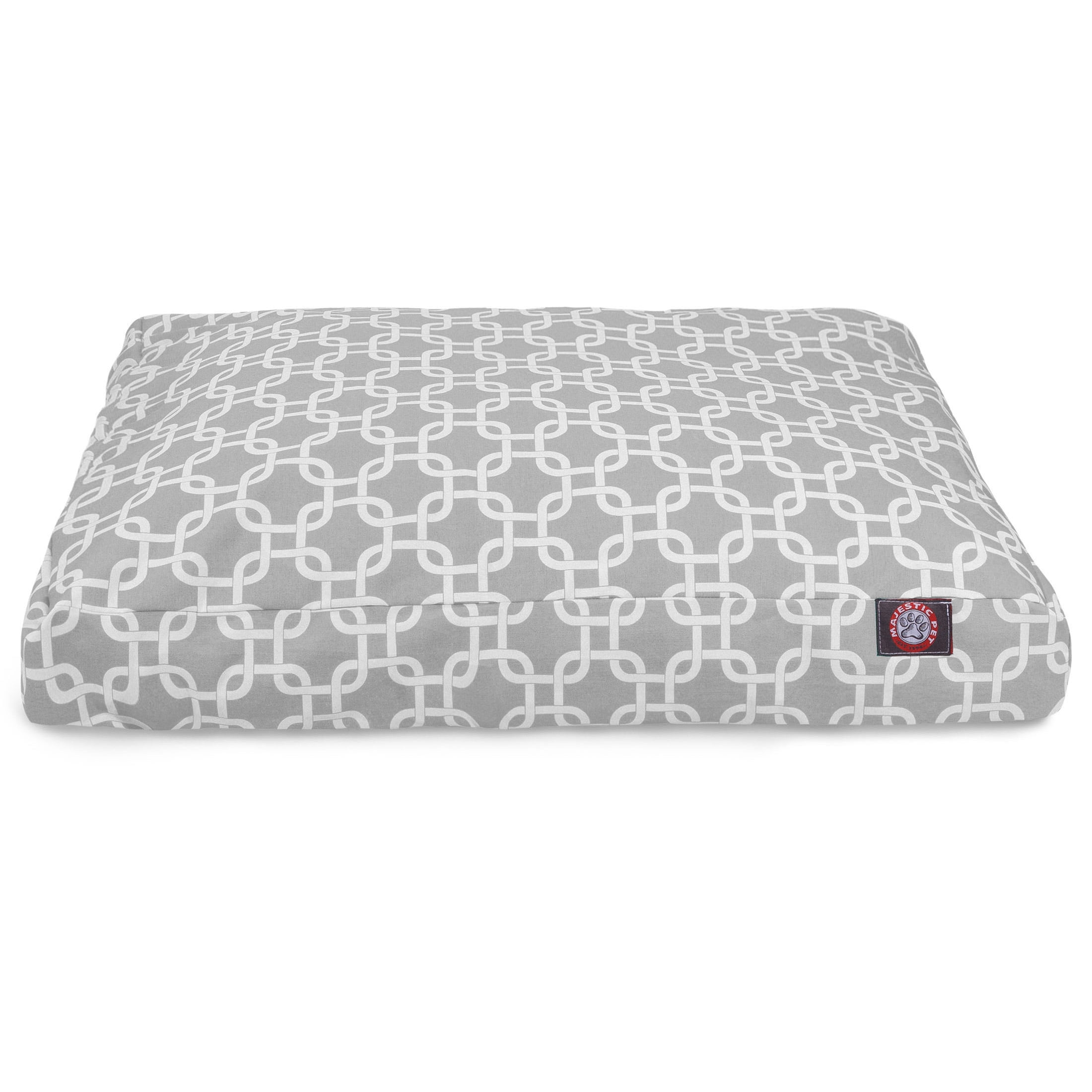 Majestic Pet | Links Rectangle Pet Bed For Dogs, Removable Cover, Gray, Small
