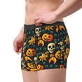thumbnail image 4 of Bingfone Halloween Skull Men's Underwear - Casual Stretch Boxer Briefs-X-Large, 4 of 9
